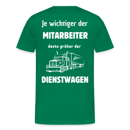 Männer Premium T-Shirt - Dienstwagen - Kelly Green