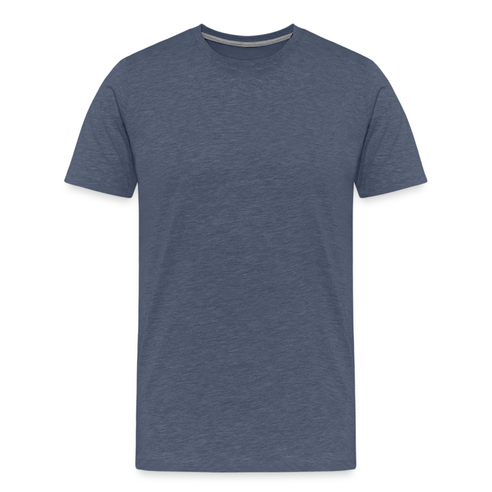 Männer Premium T-Shirt - Disponent - Blau meliert