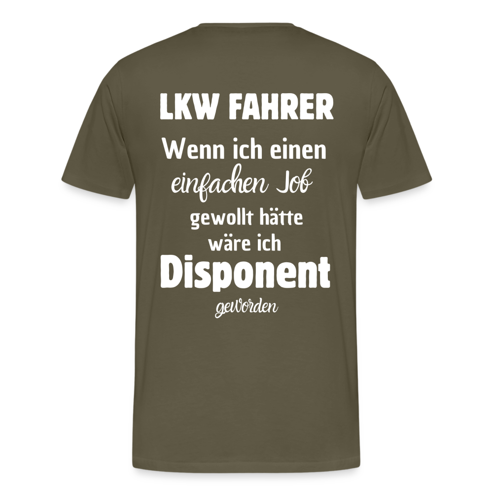 Männer Premium T-Shirt - Disponent - Khaki