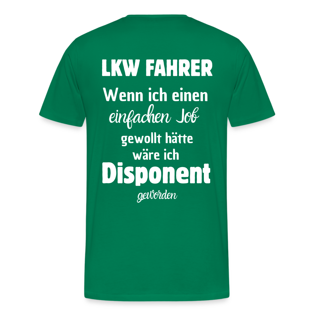 Männer Premium T-Shirt - Disponent - Kelly Green