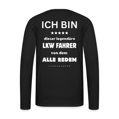 Männer Premium Langarmshirt - Legendär - Schwarz