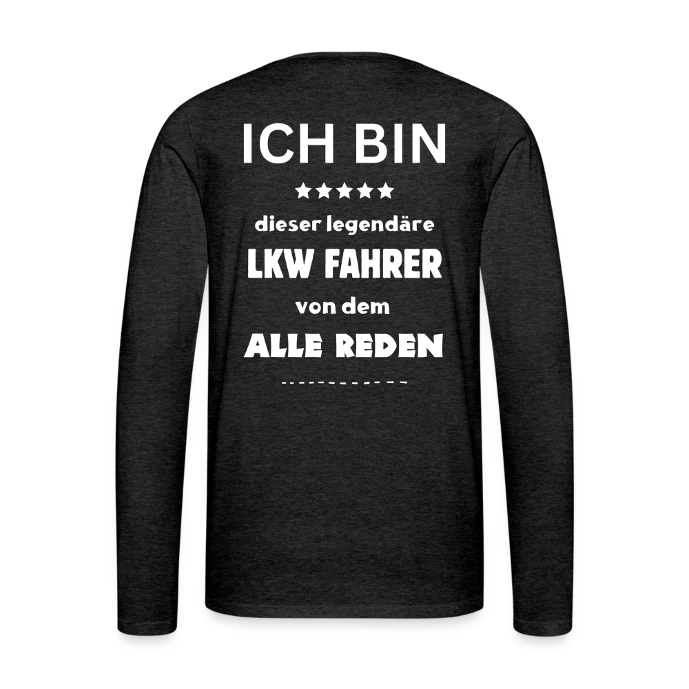 Männer Premium Langarmshirt - Legendär - Anthrazit