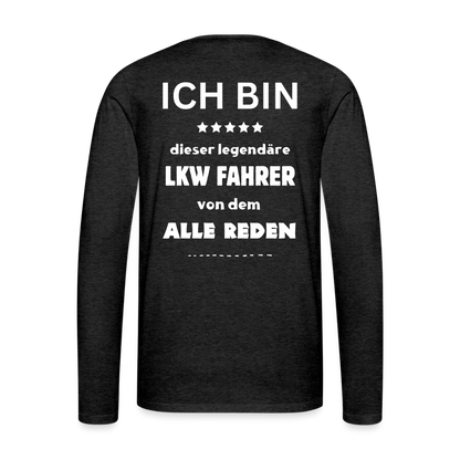 Männer Premium Langarmshirt - Legendär - Anthrazit