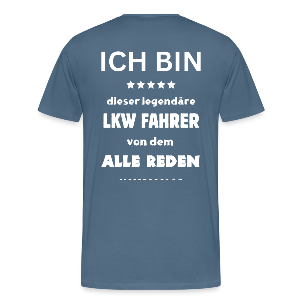 Männer Premium T-Shirt - Legendär - Blaugrau