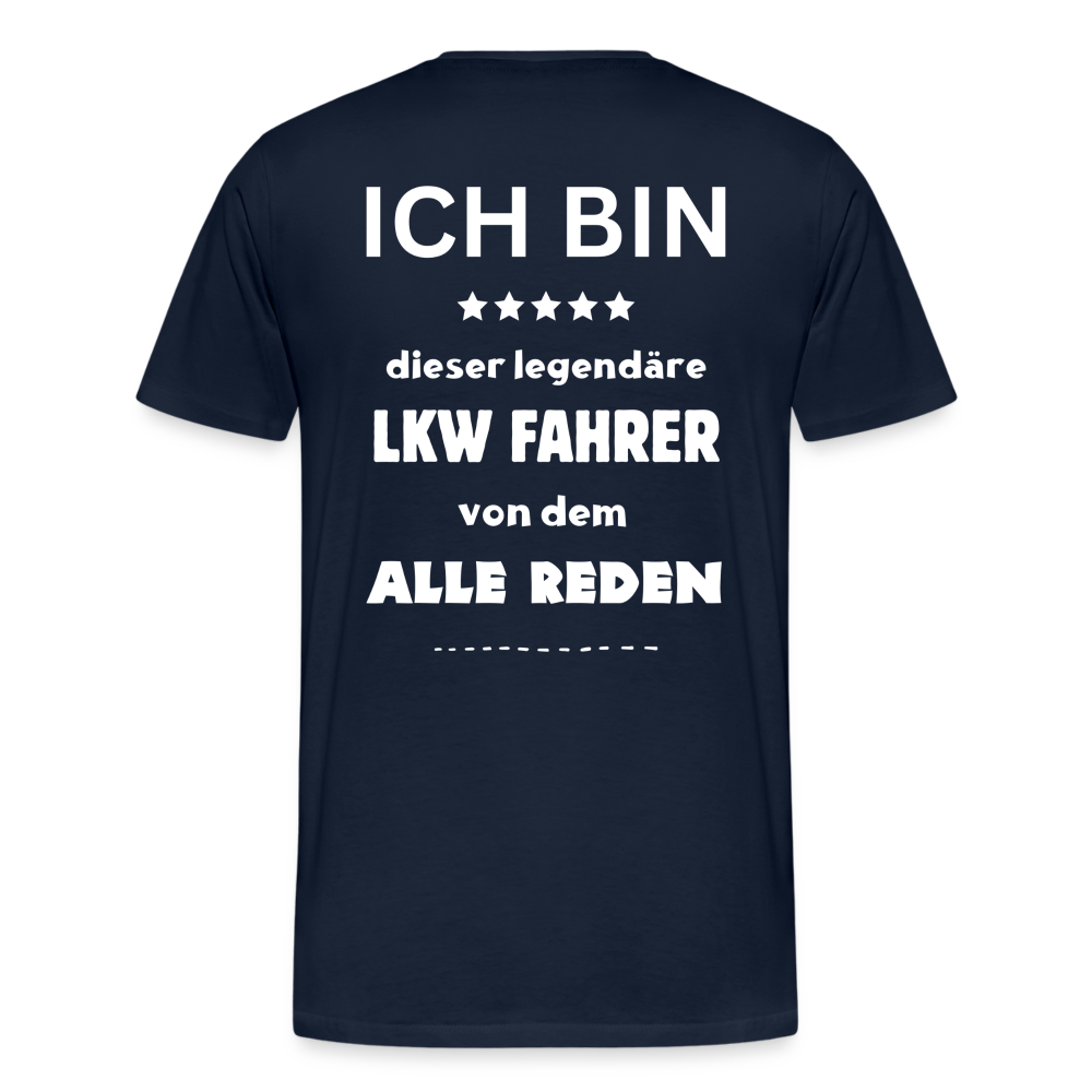 Männer Premium T-Shirt - Legendär - Navy