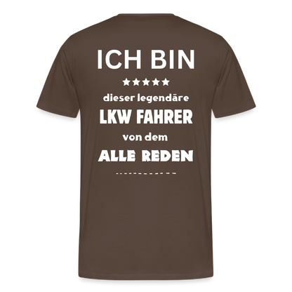 Männer Premium T-Shirt - Legendär - Edelbraun