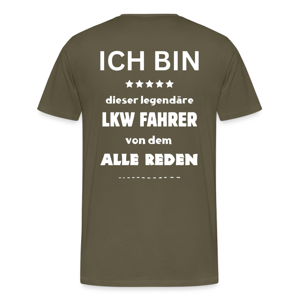 Männer Premium T-Shirt - Legendär - Khaki