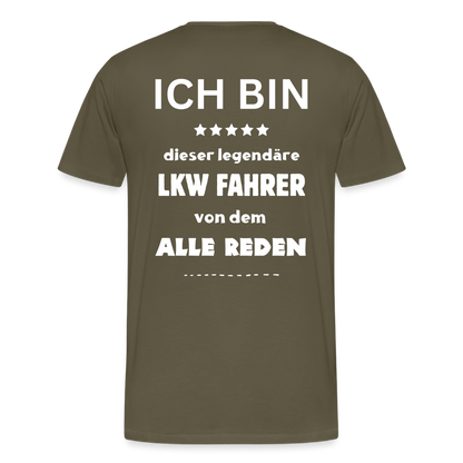 Männer Premium T-Shirt - Legendär - Khaki