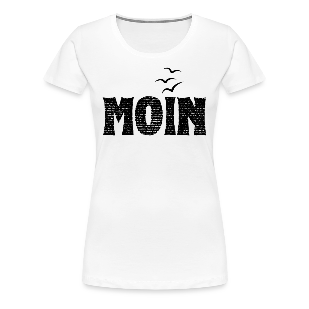 Frauen Premium T-Shirt - Moin (black) - Weiß