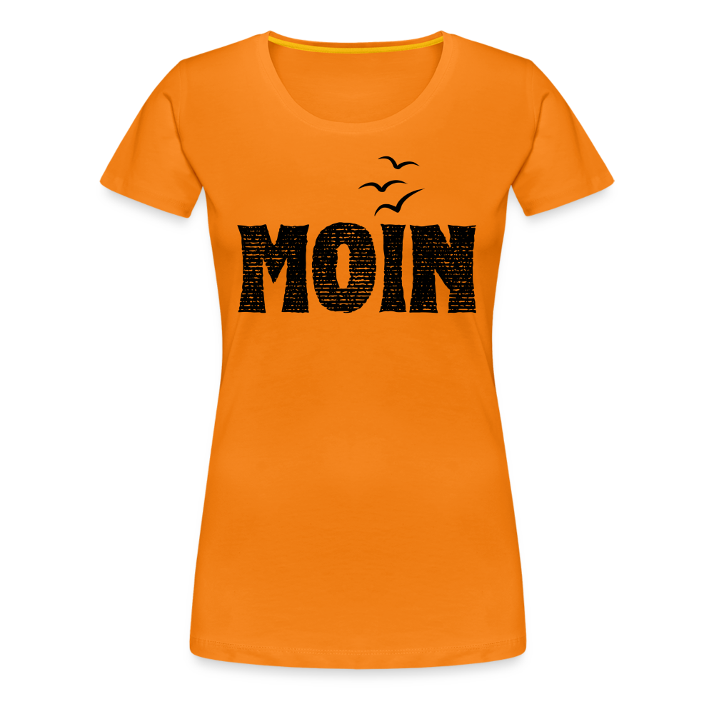 Frauen Premium T-Shirt - Moin (black) - Orange