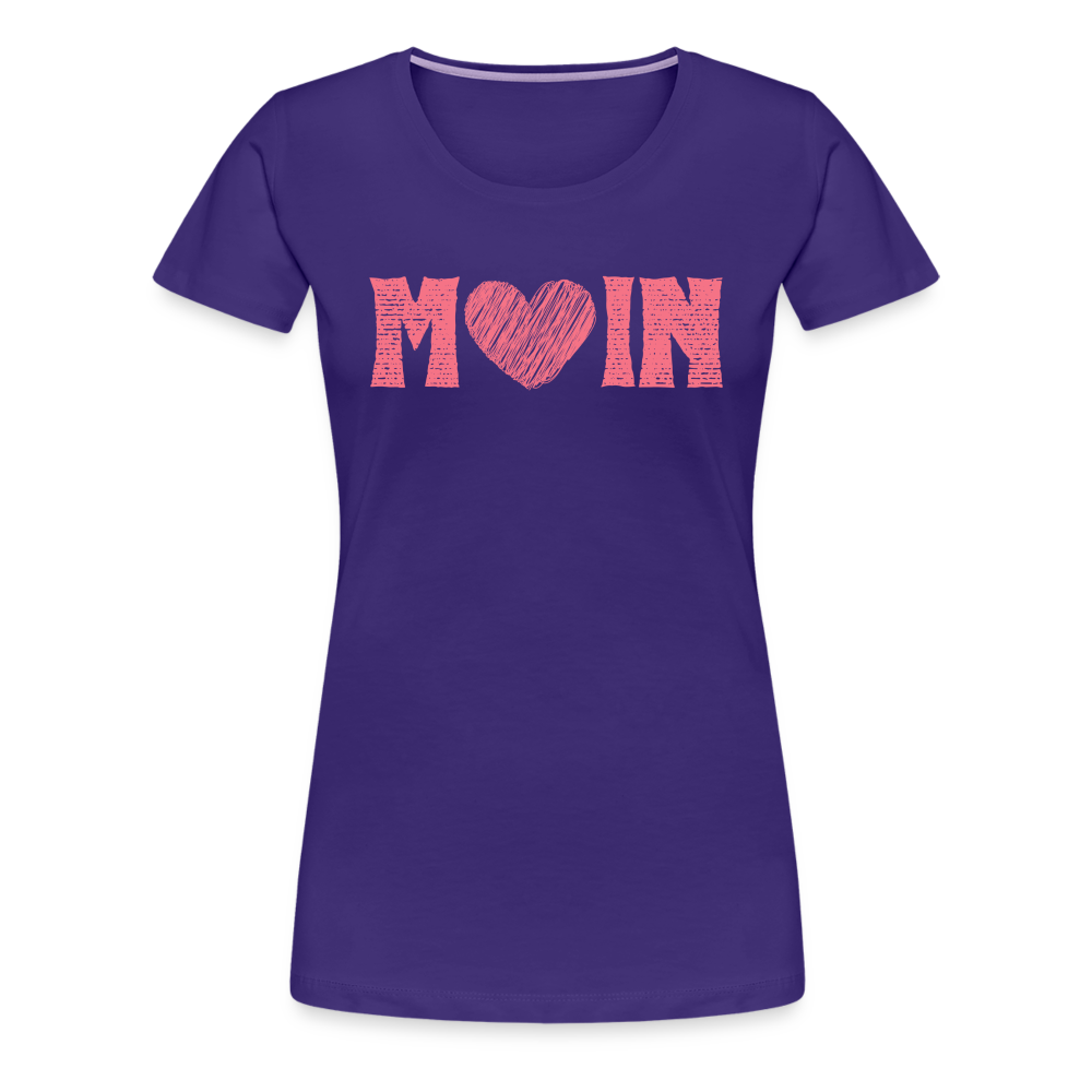 Frauen Premium T-Shirt - Moin (rosé) - Lila