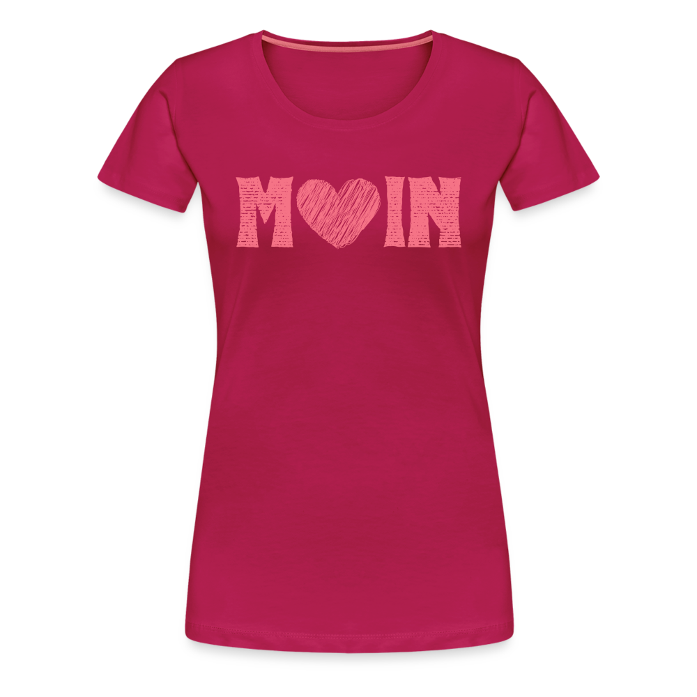 Frauen Premium T-Shirt - Moin (rosé) - dunkles Pink