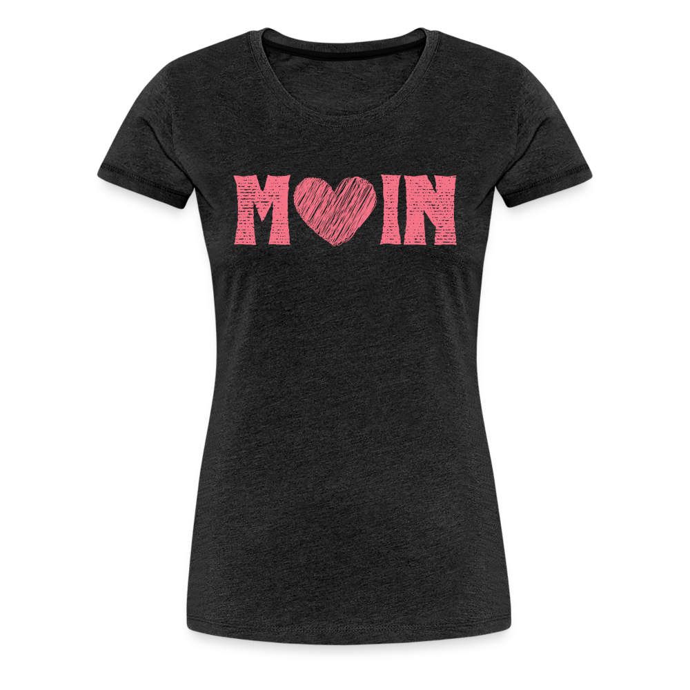 Frauen Premium T-Shirt - Moin (rosé) - Anthrazit