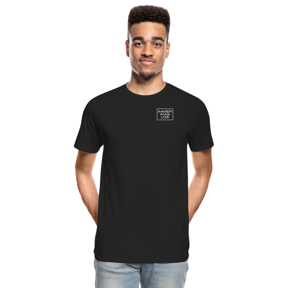 Männer Premium Bio T-Shirt - Promo - Schwarz