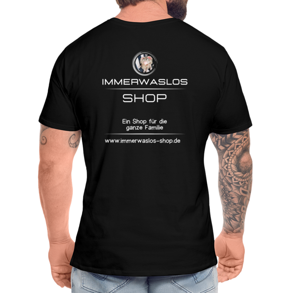 Männer Premium Bio T-Shirt - Promo - Schwarz