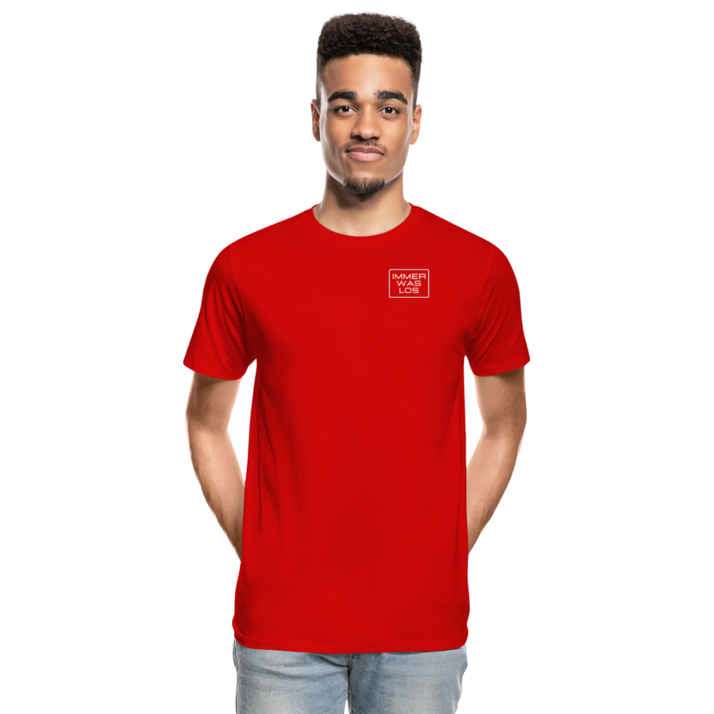 Männer Premium Bio T-Shirt - Promo - Rot