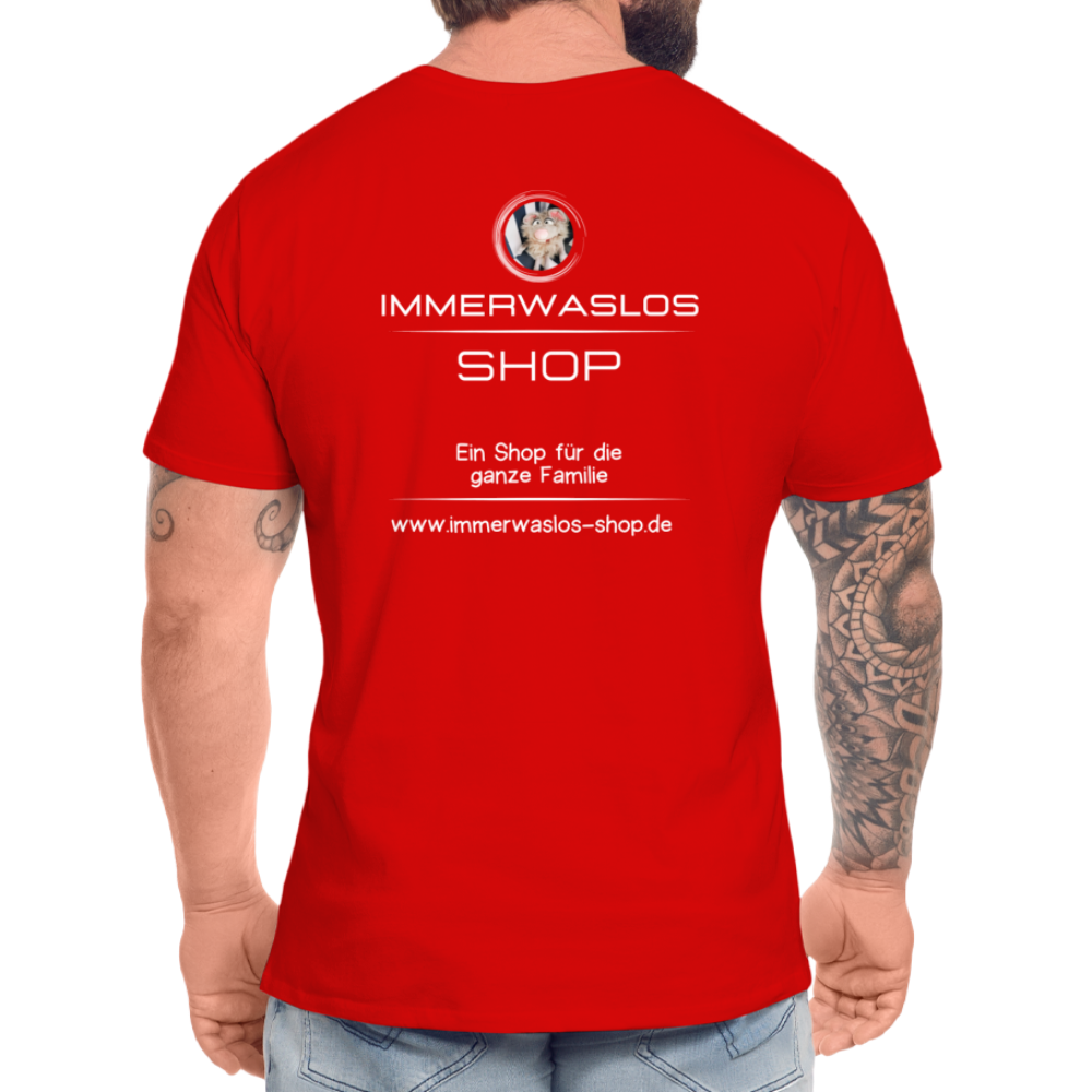 Männer Premium Bio T-Shirt - Promo - Rot