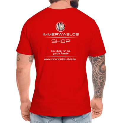 Männer Premium Bio T-Shirt - Promo - Rot