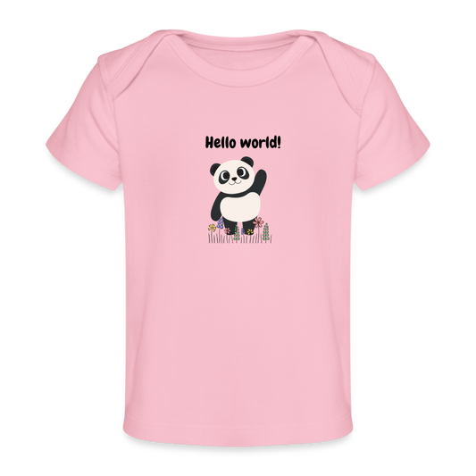 Baby Bio-T-Shirt - Hellrosa