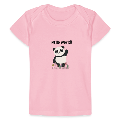 Baby Bio-T-Shirt - Hellrosa