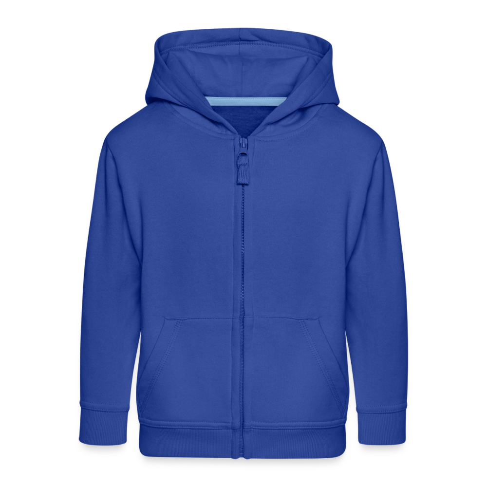 Kinder Premium Kapuzenjacke - Hello world - Royalblau