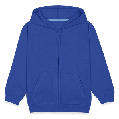 Kinder Premium Kapuzenjacke - Hello world - Royalblau