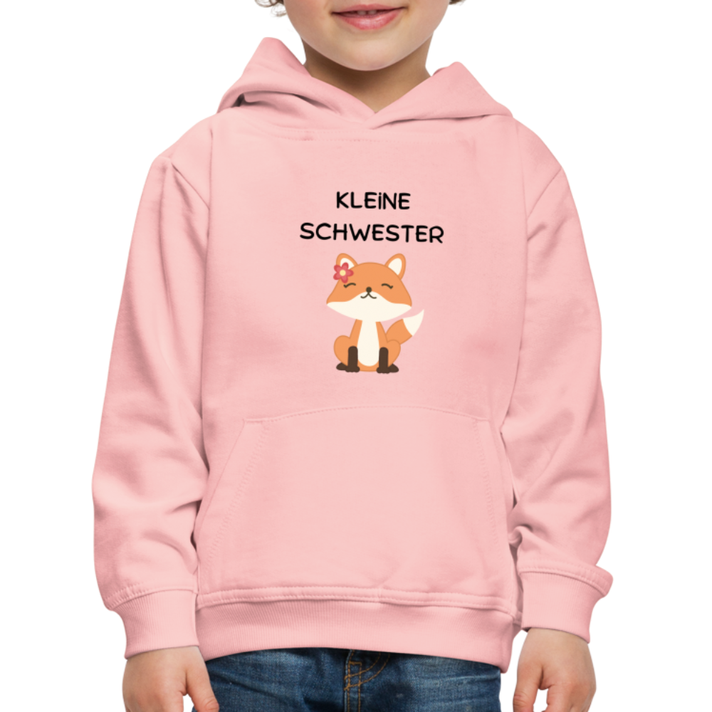 Kinder Premium Hoodie - Kleine Schwester Fuchs - Kristallrosa