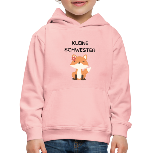 Kinder Premium Hoodie - Kleine Schwester Fuchs - Kristallrosa