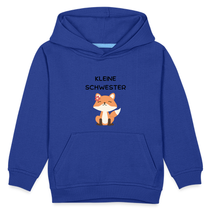 Kinder Premium Hoodie - Kleine Schwester Fuchs - Royalblau