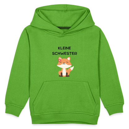 Kinder Premium Hoodie - Kleine Schwester Fuchs - Hellgrün