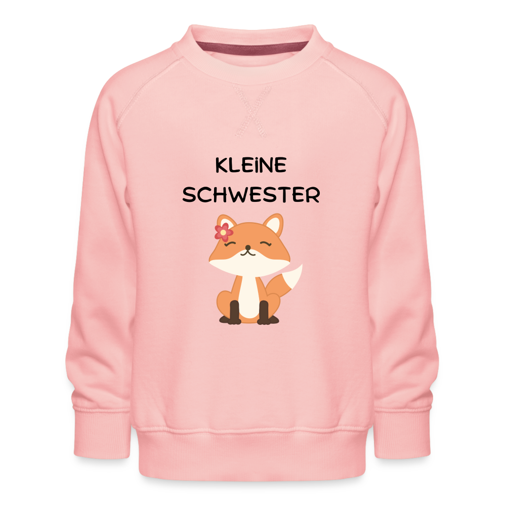 Kinder Premium Pullover - Kleine Schwester Fuchs - Kristallrosa