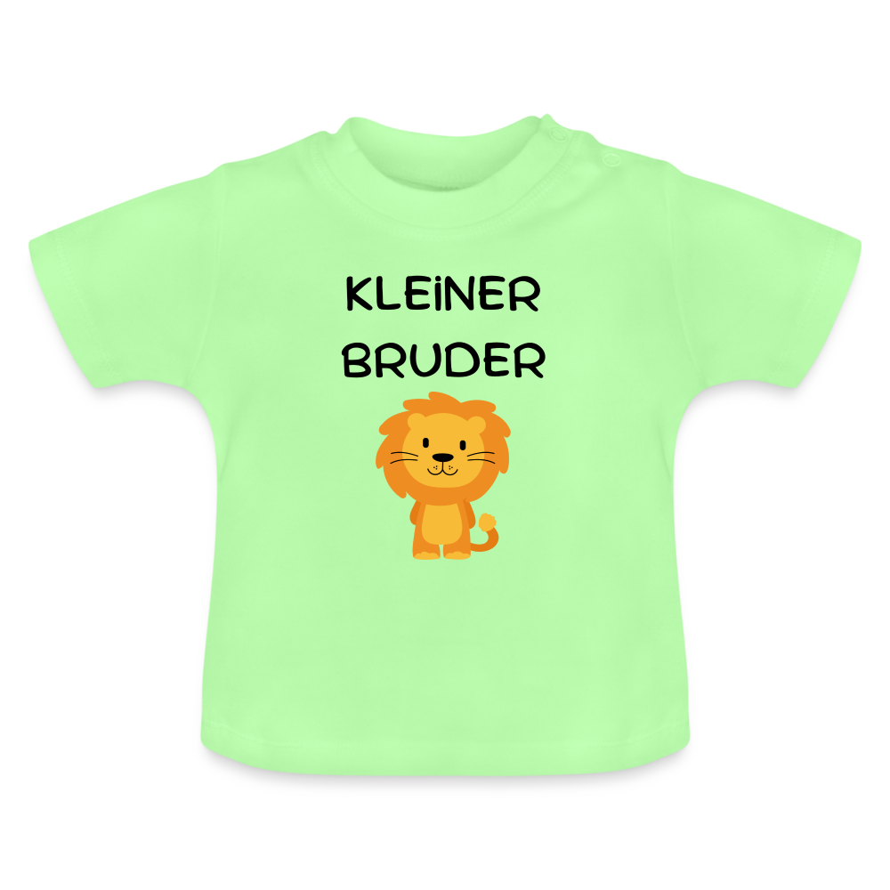 Baby T-Shirt - Kleiner Bruder Löwe - Mintgrün