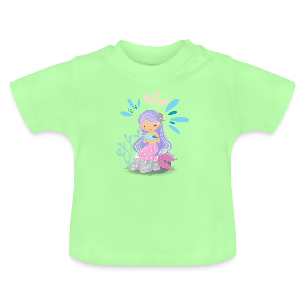 Baby T-Shirt - Meerjungfrau - Mintgrün