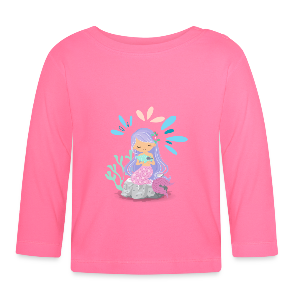 Baby Langarmshirt - Meerjungfrau - Azalea