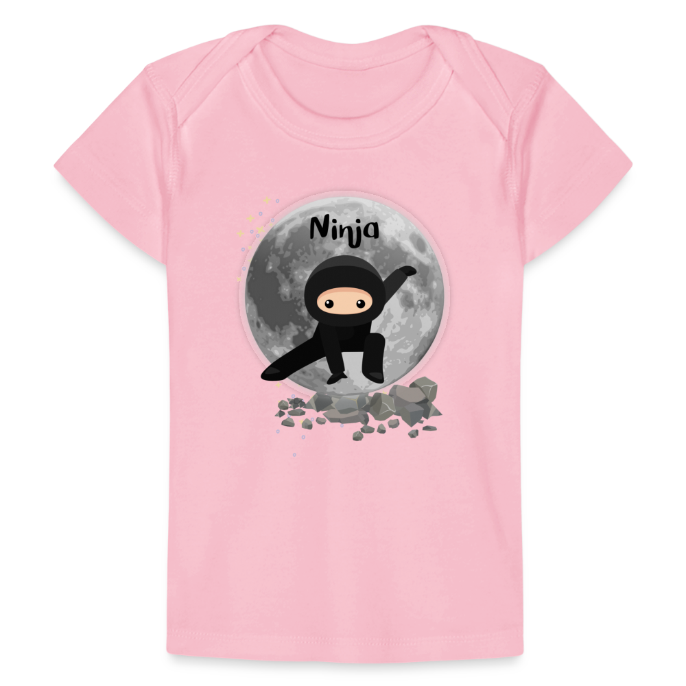 Baby Bio-T-Shirt - Ninja - Hellrosa