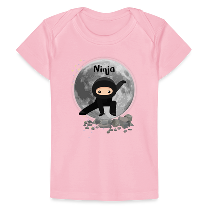 Baby Bio-T-Shirt - Ninja - Hellrosa