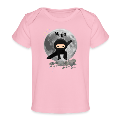 Baby Bio-T-Shirt - Ninja - Hellrosa