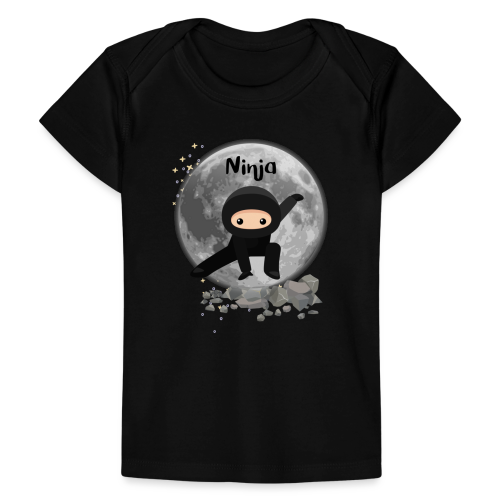 Baby Bio-T-Shirt - Ninja - Schwarz