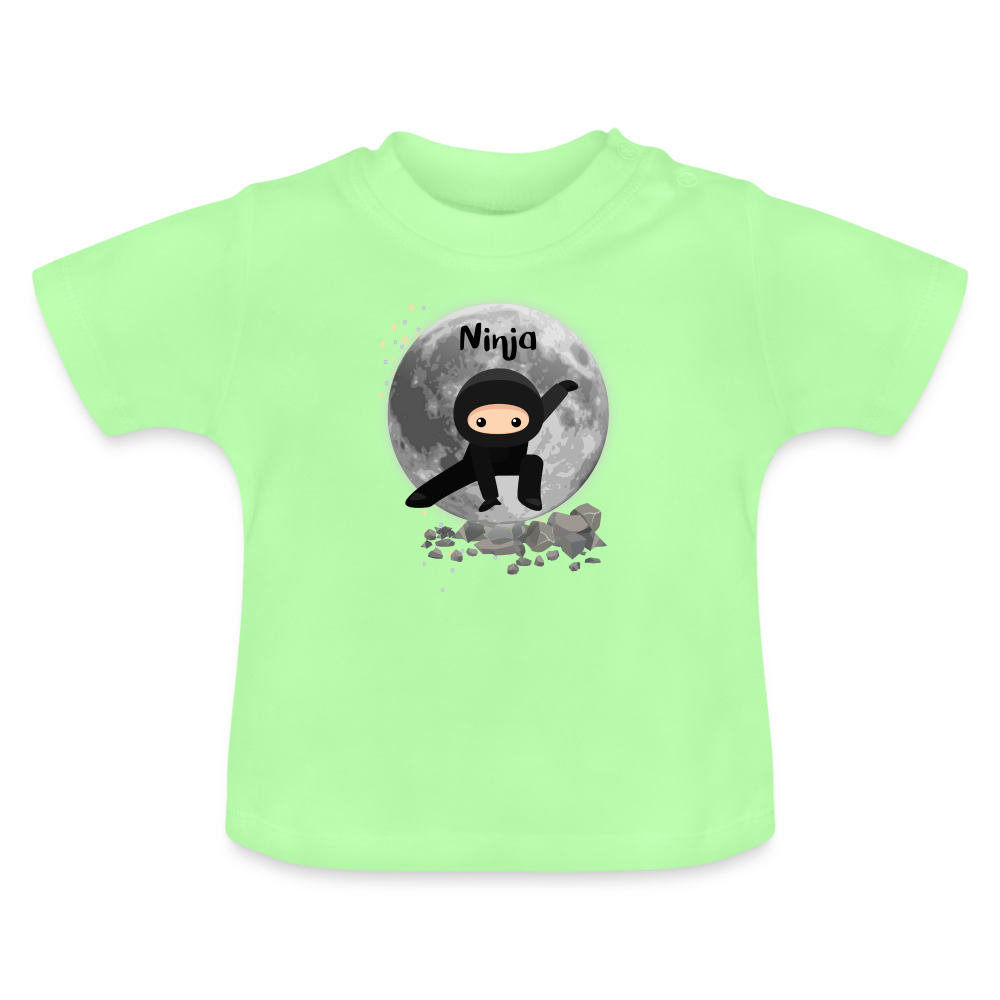 Baby T-Shirt - Ninja - Mintgrün