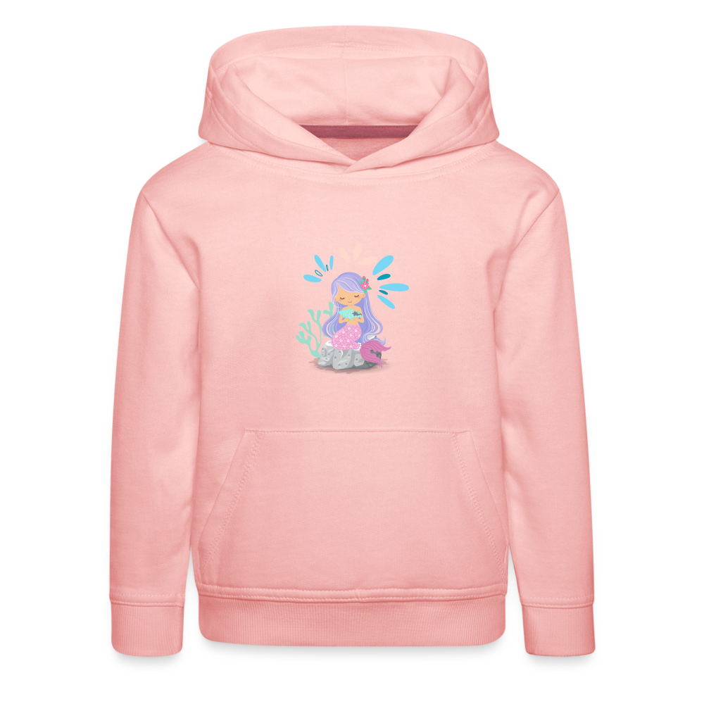 Kinder Premium Hoodie - Meerjungfrau - Kristallrosa