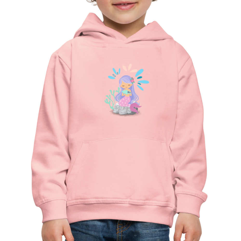 Kinder Premium Hoodie - Meerjungfrau - Kristallrosa