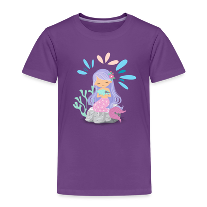 Kinder Premium T-Shirt - Meerjungfrau - Lila