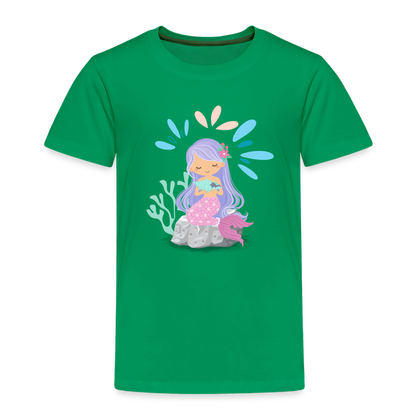 Kinder Premium T-Shirt - Meerjungfrau - Kelly Green