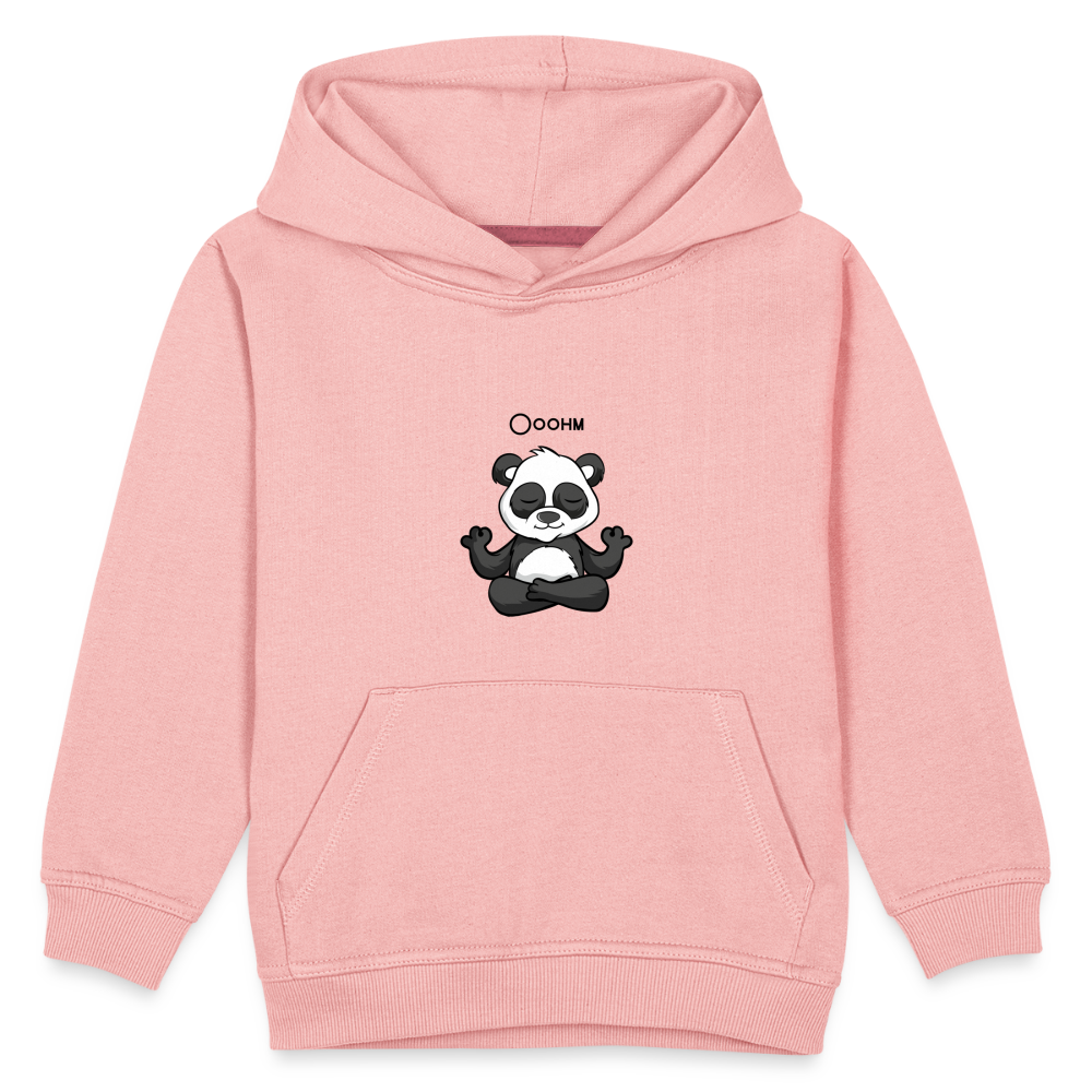 Kinder Premium Hoodie - Ooohm Panda - Kristallrosa