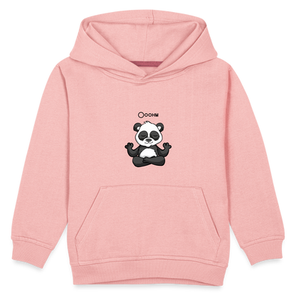 Kinder Premium Hoodie - Ooohm Panda - Kristallrosa