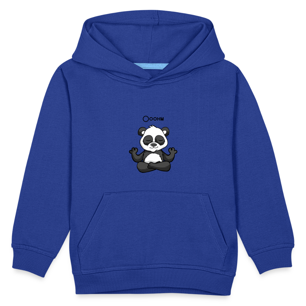 Kinder Premium Hoodie - Ooohm Panda - Royalblau