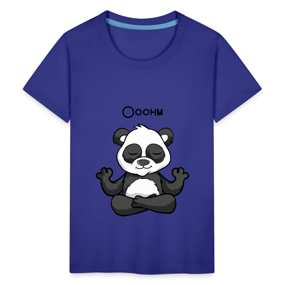 Teenager Premium T-Shirt - Ooohm Panda - Königsblau