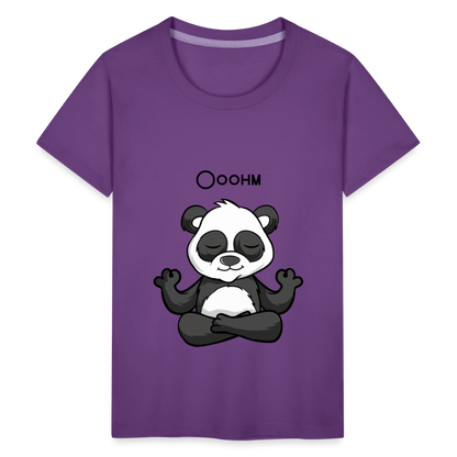 Teenager Premium T-Shirt - Ooohm Panda - Lila