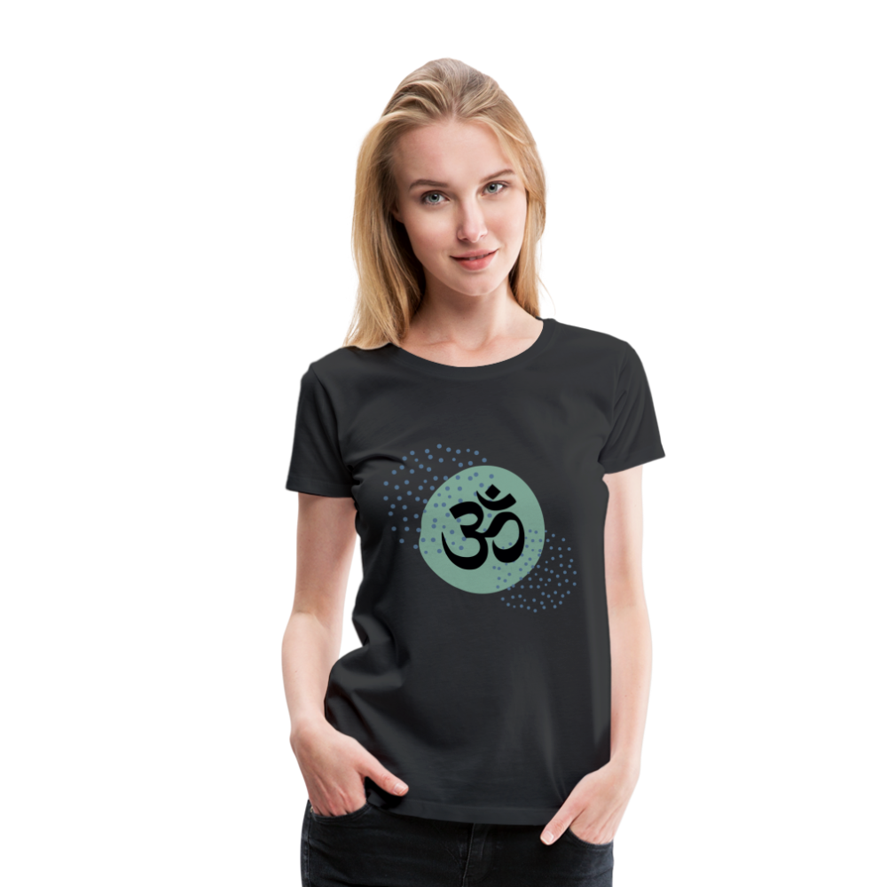 Frauen Premium T-Shirt - Om - Schwarz