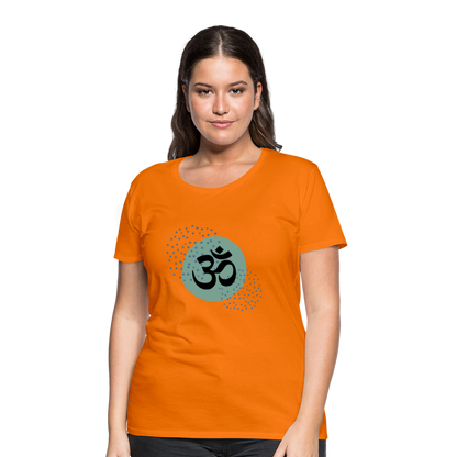 Frauen Premium T-Shirt - Om - Orange